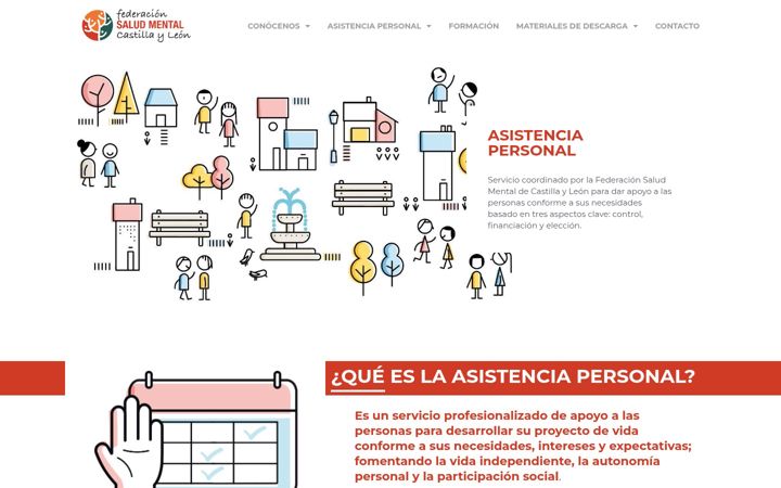 Screenshot of asistenciapersonalcyl.org