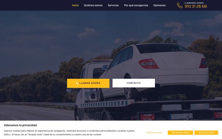 Screenshot του asistencias-carreteras.com