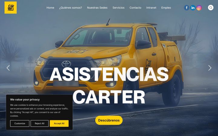 Screenshot του asistenciascarter.com
