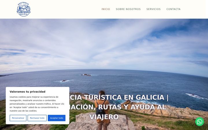 Screenshot of asistenciaturisticagalicia.com