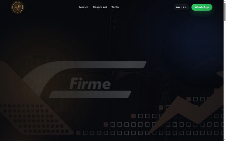 Screenshot of asistentafirme.ro