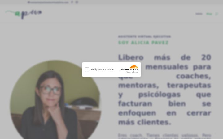 Snímek obrazovky asistentevirtualalicia.com