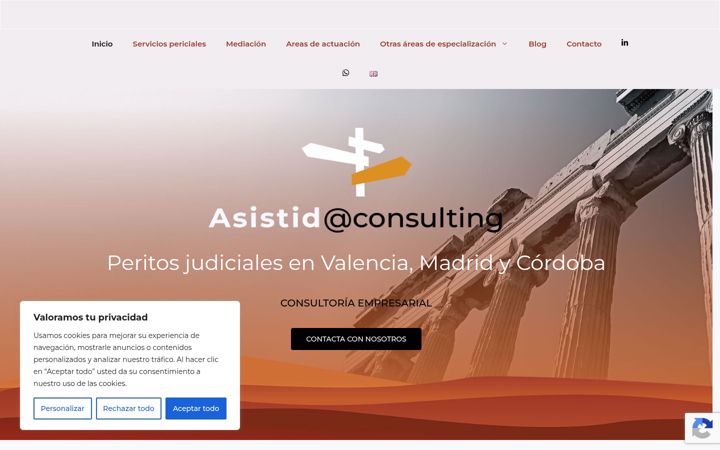 Screenshot of asistid.com