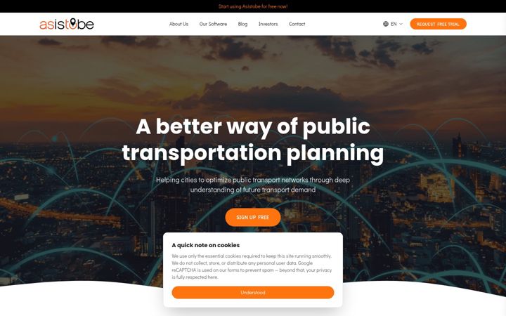 Screenshot of asistobe.com