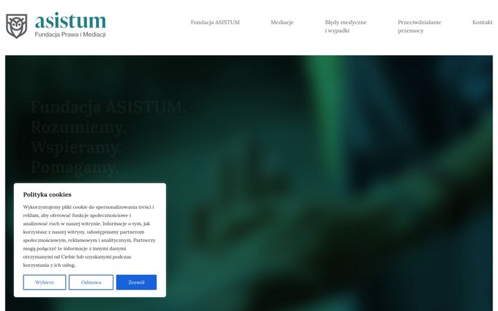 Screenshot of asistum.pl