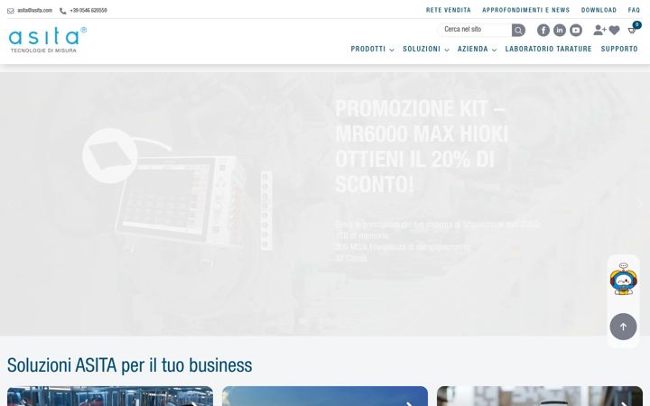 Snímek obrazovky asita.com