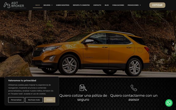 Screenshot of asitbroker.com