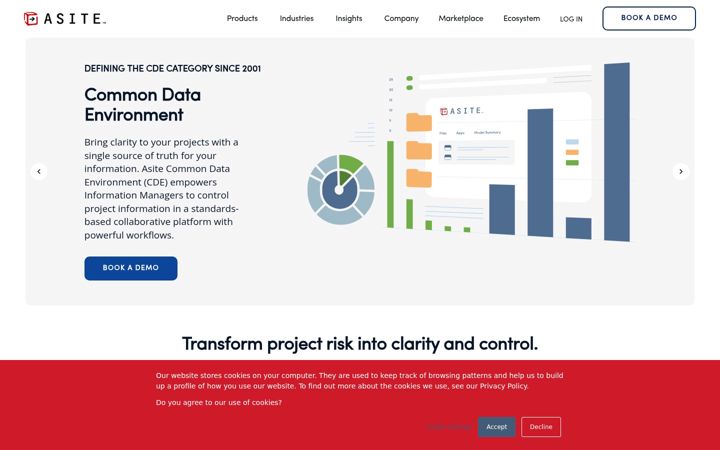 Screenshot of asite.com