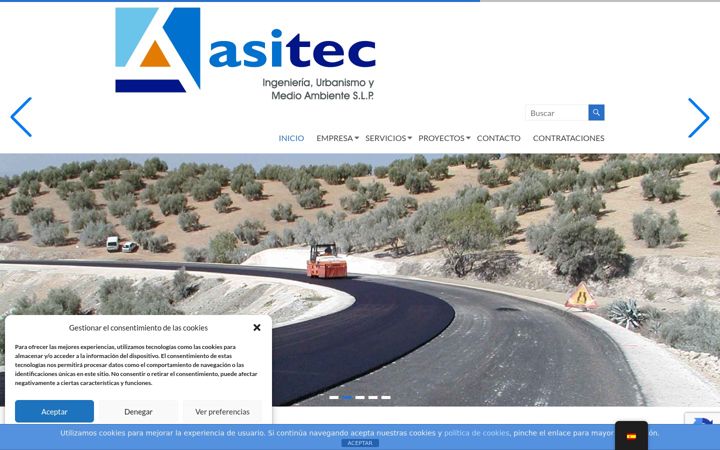 Snímek obrazovky asitec-sl.com