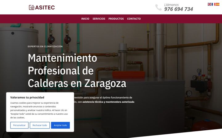 Screenshot of asiteczaragoza.es