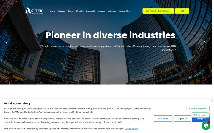 Screenshot of asitekinfo.com