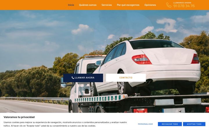 Snímek obrazovky asitencia-carretera.com