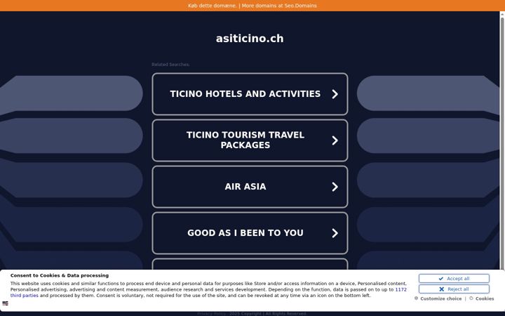 Screenshot of asiticino.ch