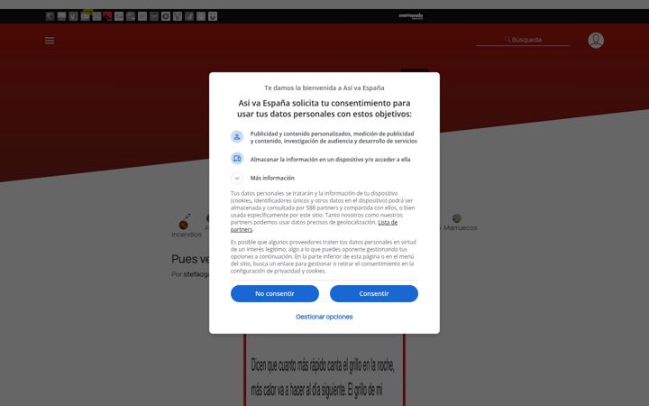 Snímek obrazovky asivaespana.com