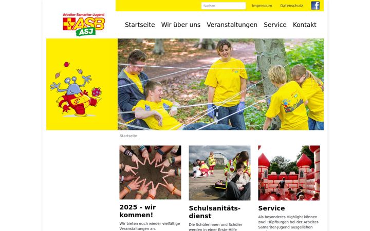 Skjámynd af asj-bw.de