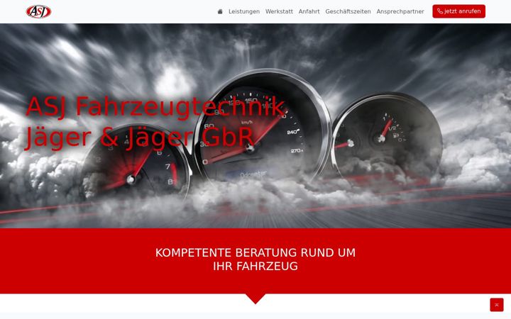 Skjámynd af asj-fahrzeugtechnik.de