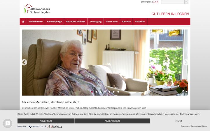 Screenshot of asj-legden.de