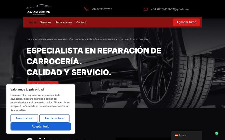 Zrzut ekranu asjautomotive.es