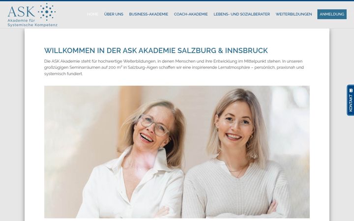 Screenshot of ask-akademie.org
