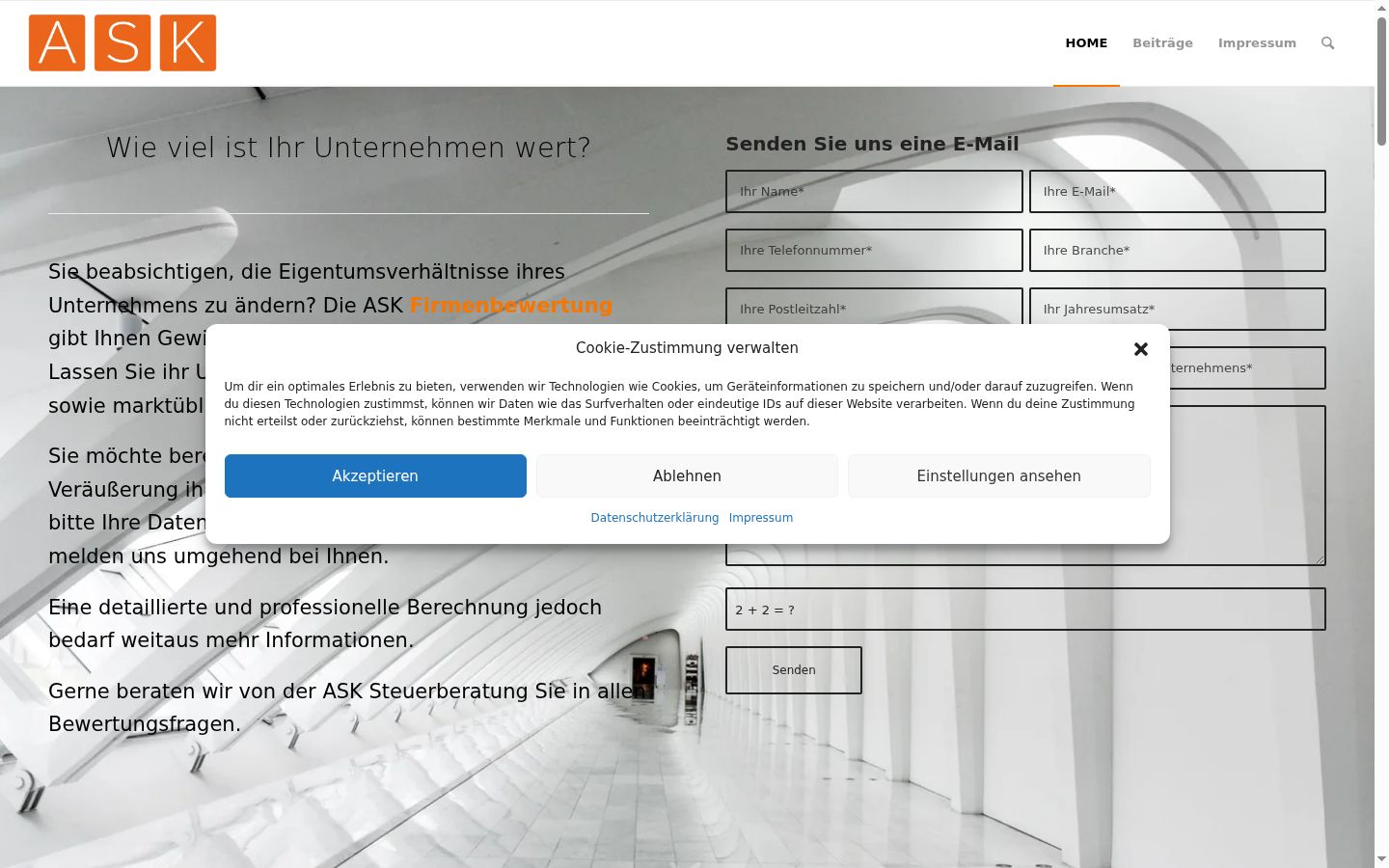 Screenshot tal-banner tal-kunsens muri qabel kwalunkwe interazzjoni