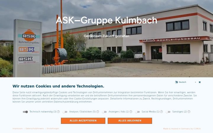 Screenshot of ask-gruppe.de