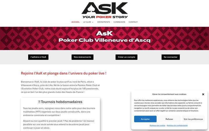Screenshot of ask-poker.fr