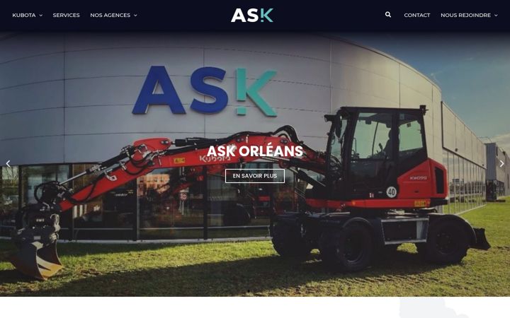 Screenshot di ask-service.fr