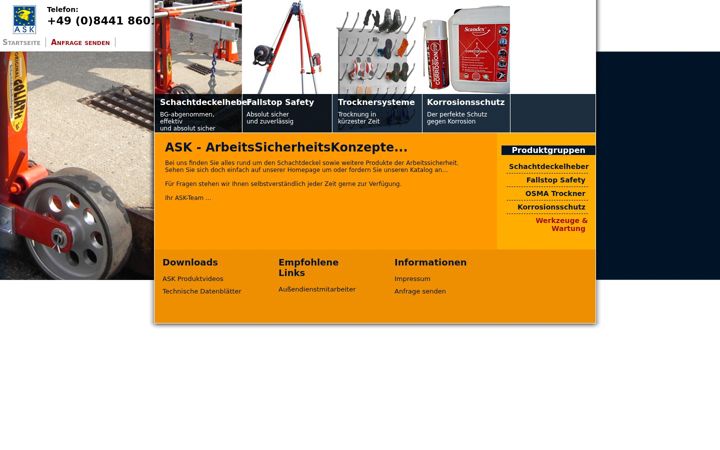 Screenshot of ask-shop.de