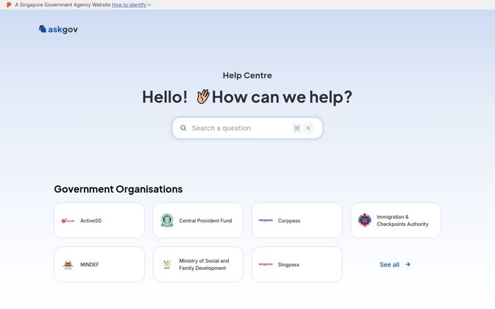 Screenshot of ask.gov.sg