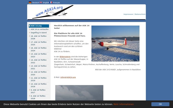 Screenshot of ask14.org
