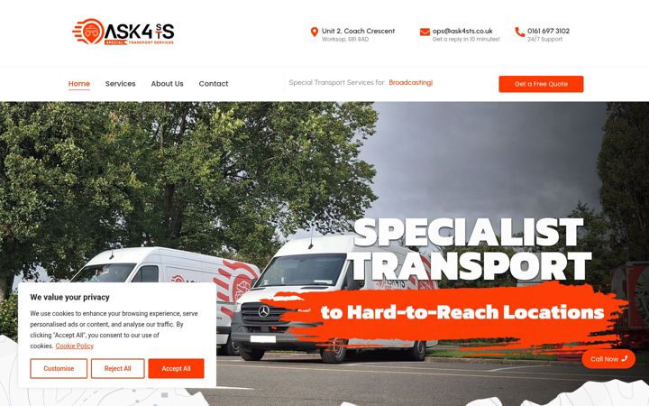Screenshot of ask4sts.co.uk