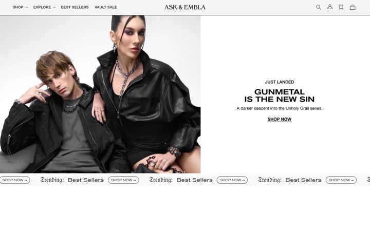Screenshot of askandembla.net