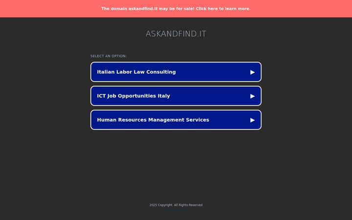 Screenshot of askandfind.it