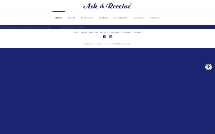 Screenshot του askandreceive.net