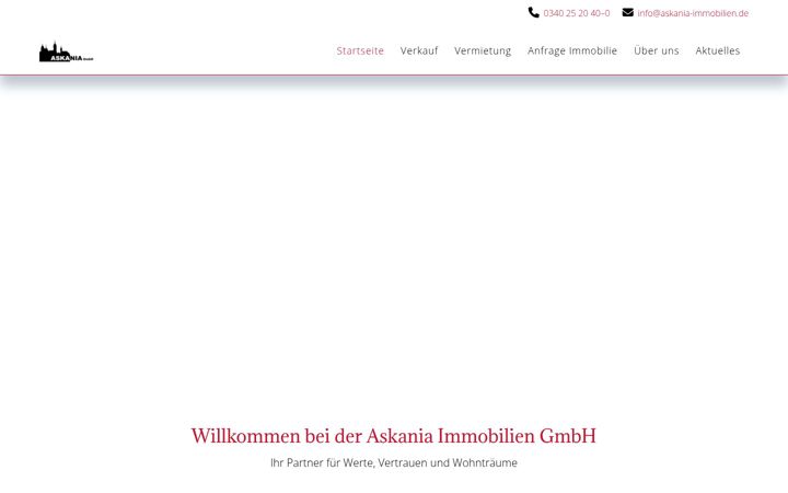 Screenshot του askania-immobilien.de