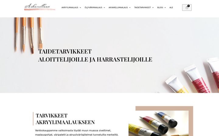 Screenshot of askarrellaan.fi