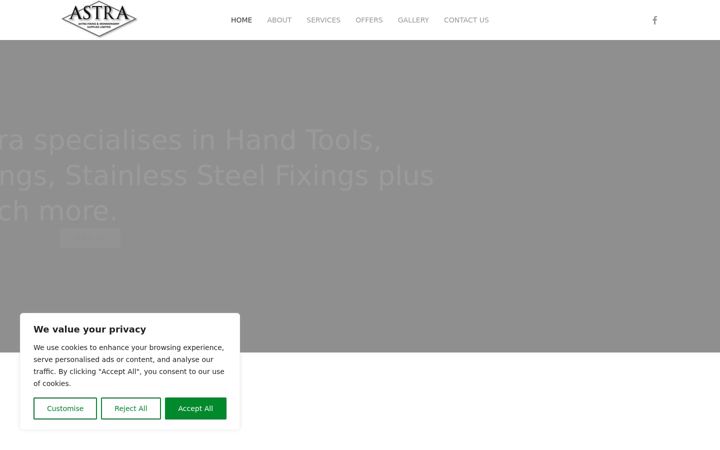 Screenshot of askastra.co.uk