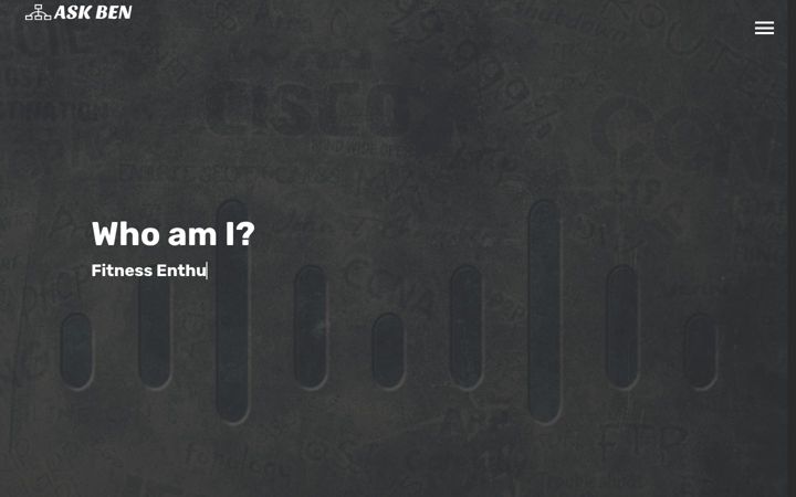 Screenshot of askben.cloud