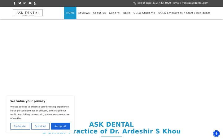 Screenshot of askdental.com
