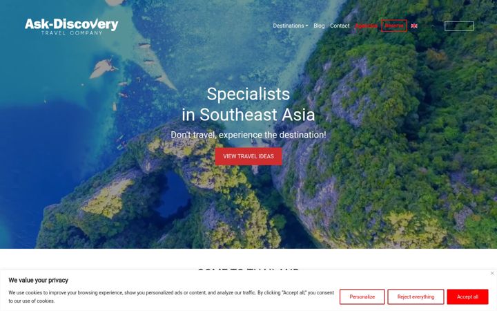 Screenshot of askdiscovery.com