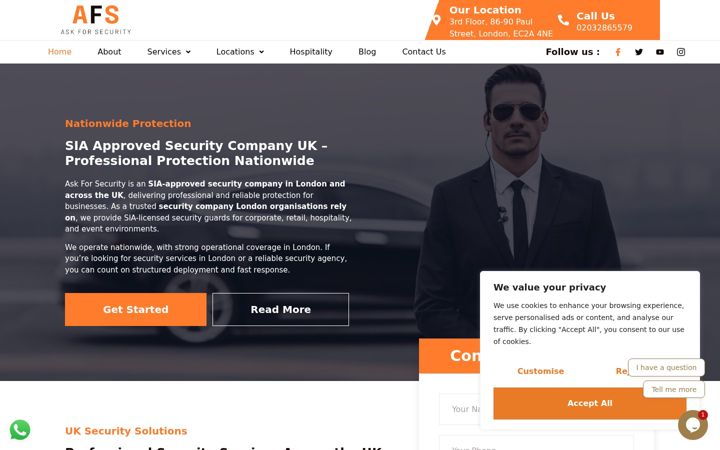Screenshot of askforsecurity.co.uk