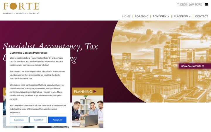 Screenshot of askforte.co.uk