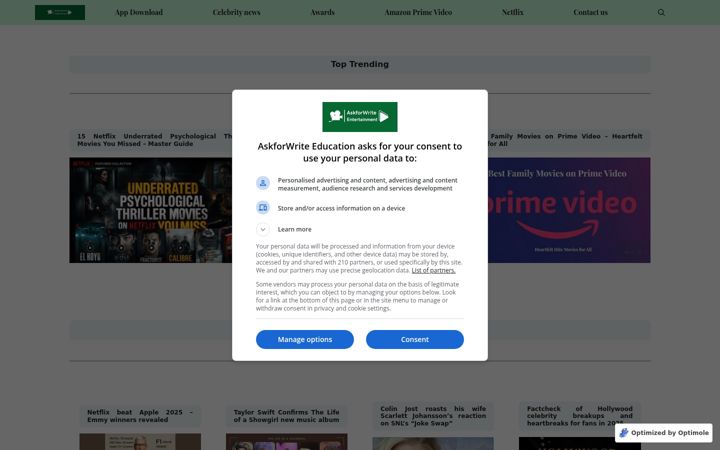Screenshot of askforwrite.com