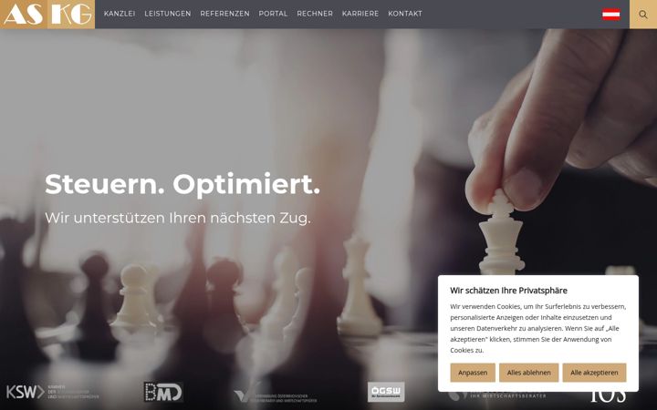 Screenshot of askg.at
