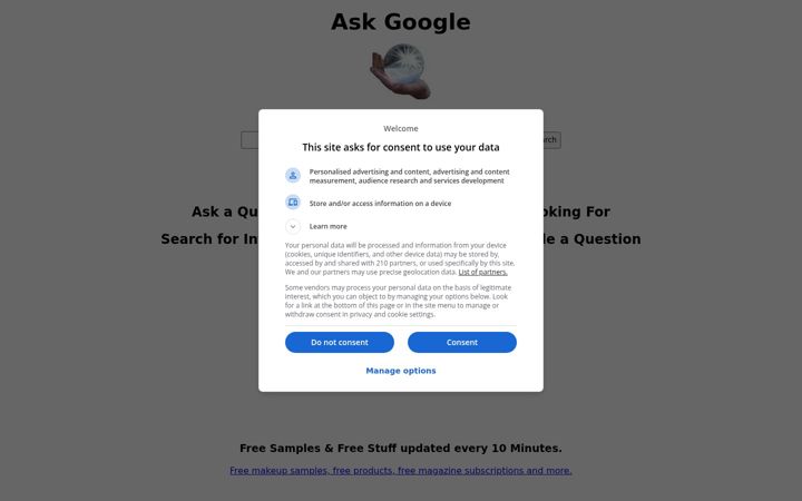 Screenshot of askgoogle.net