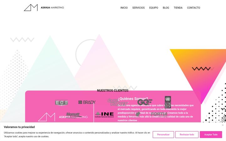 Screenshot of askhuamkt.com