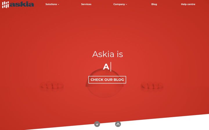 Screenshot of askia.com