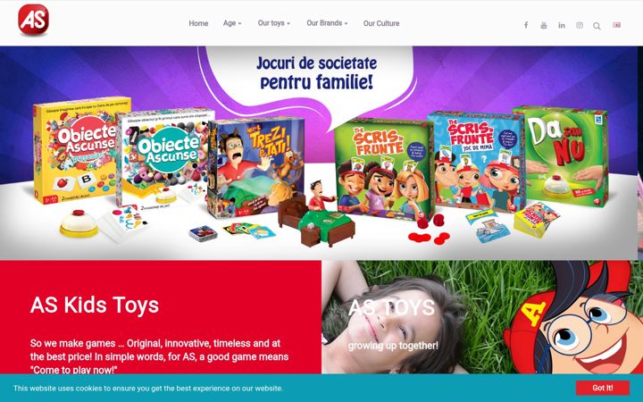 Screenshot of askids.ro