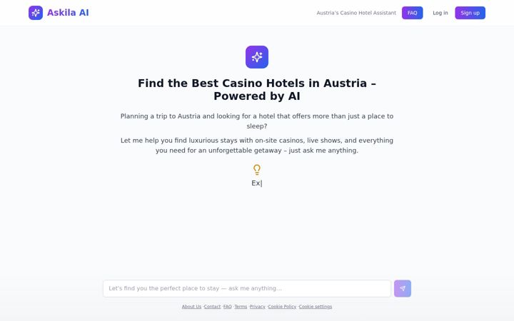 Screenshot of askila.ai