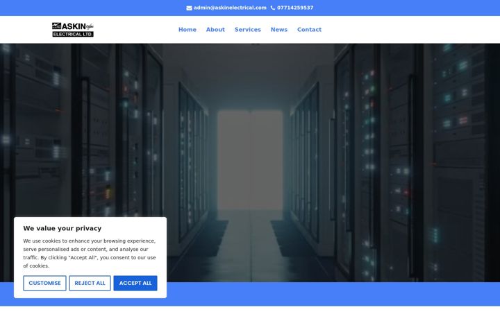 Screenshot of askinelectrical.com